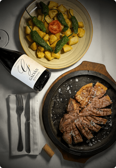 Chuletón de ternera gallega en Barcelona